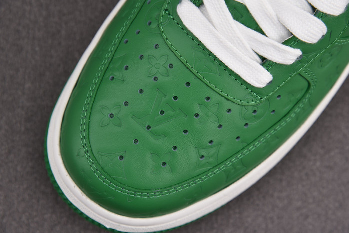 nike low air force 1 x green