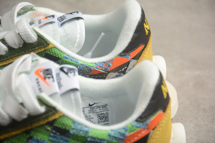 sacai x nike ldvaporwaffle mix low “green dr5209-300