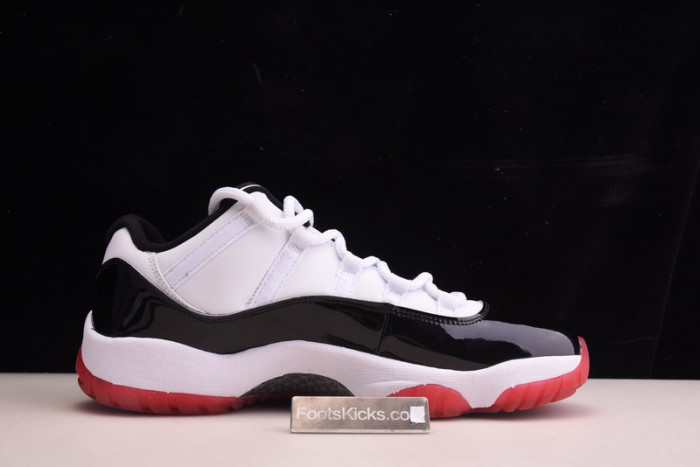 air jordan 11 low white bred av2187-160