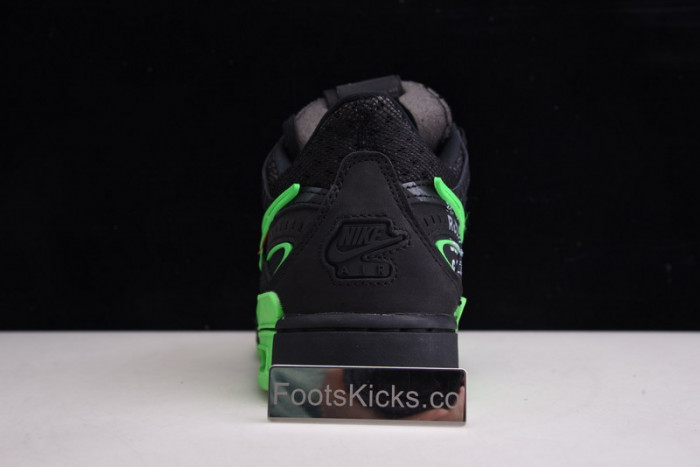 ofw x nike air rubber dunk “green strike” cu6015-001