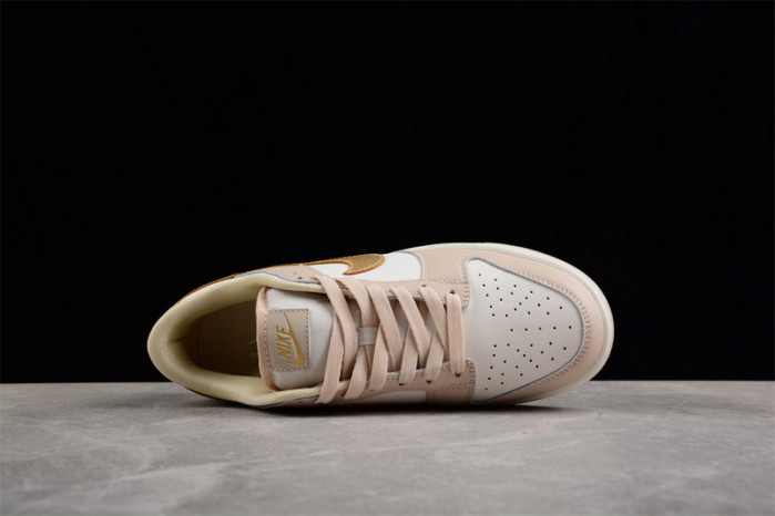 nike dunk low phantom metallic gold dx5930-001
