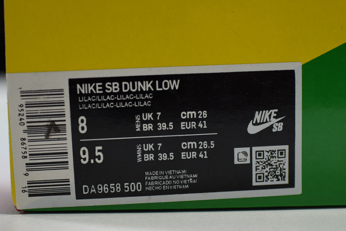 nike sb dunk low unbleached pack da9658-500