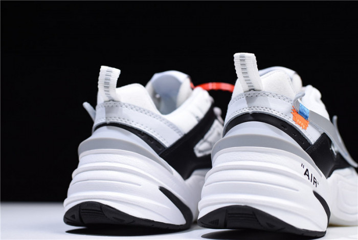 ofw x nike m2k tekno black ,white a03108 062