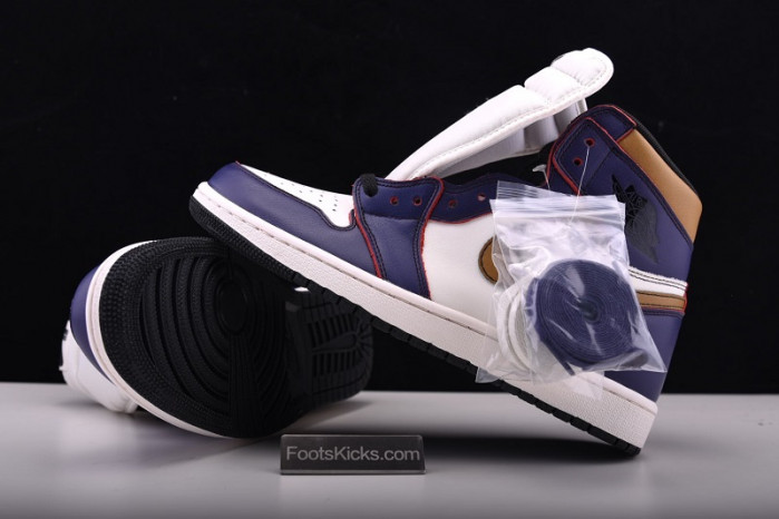 nike sb air jordan 1 lakers chicago cd6578-507
