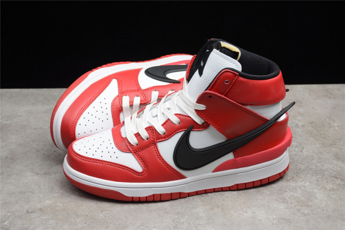 ambush nike dunk high deep royal red cu7544-102