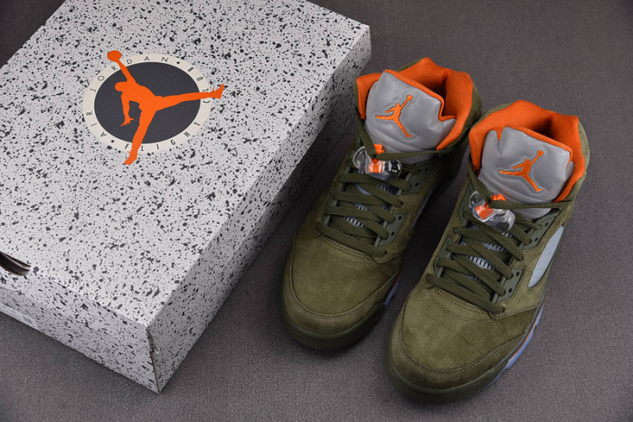 air jordan 5 retro "olive" dd0587-308