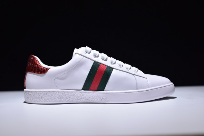 g*u*i ace embroidered low-top sneaker with tiger mens