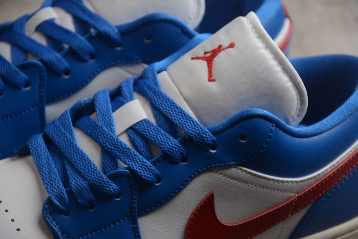 air jordan 1 low sport blue gym red dc0774-416
