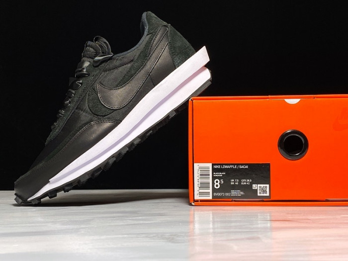 sacai nike ldv waffle black nylon bv0073-002