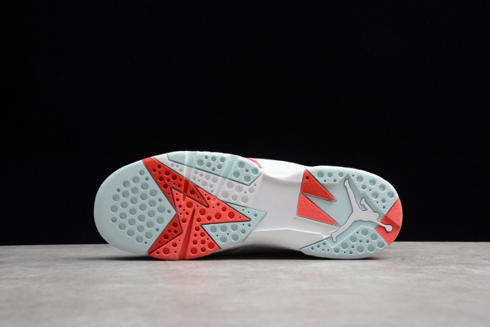 air jordan 7 girls white topaz mist ember glow 442960-104