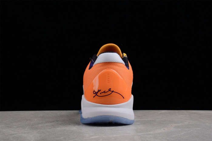 nike zoom kobe 5 orange white purple cd4991-106