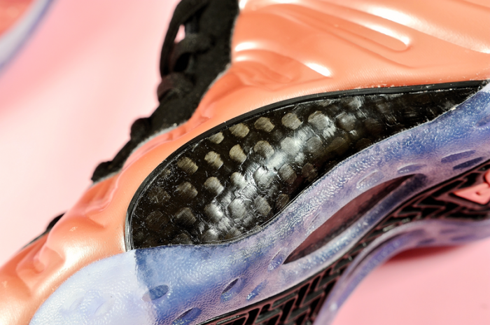 nike air foamposite one "rust pink" white/ black 314966-602