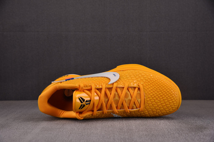 nike kobe 6 protro off white yellow cw2190-501