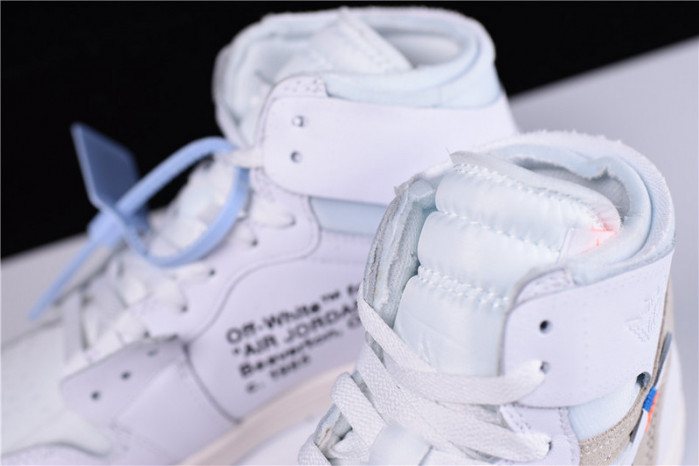 ofw air jordan 1 retro high white aq0818-100