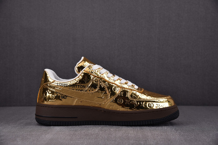 nike low air force 1 x gold