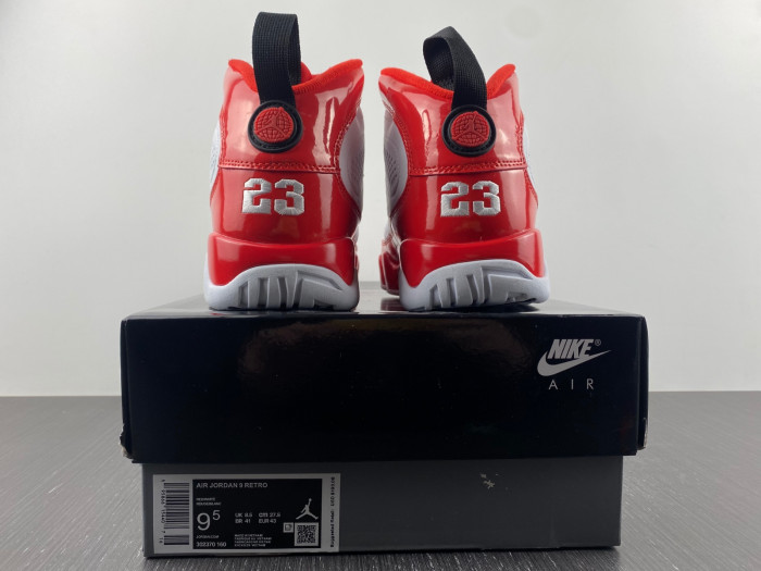 air jordan 9 retro white gym red 302370-160