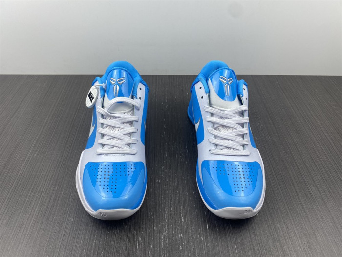 nike zoom kobe 5 blue grey white metallic sliver 407710-102